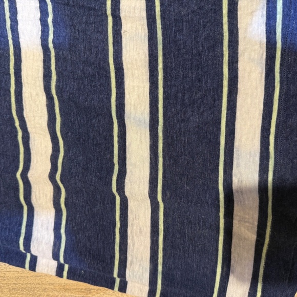 JOIE Carmenella Navy White Striped Linen Tank Top Size Large - Picture 13 of 14